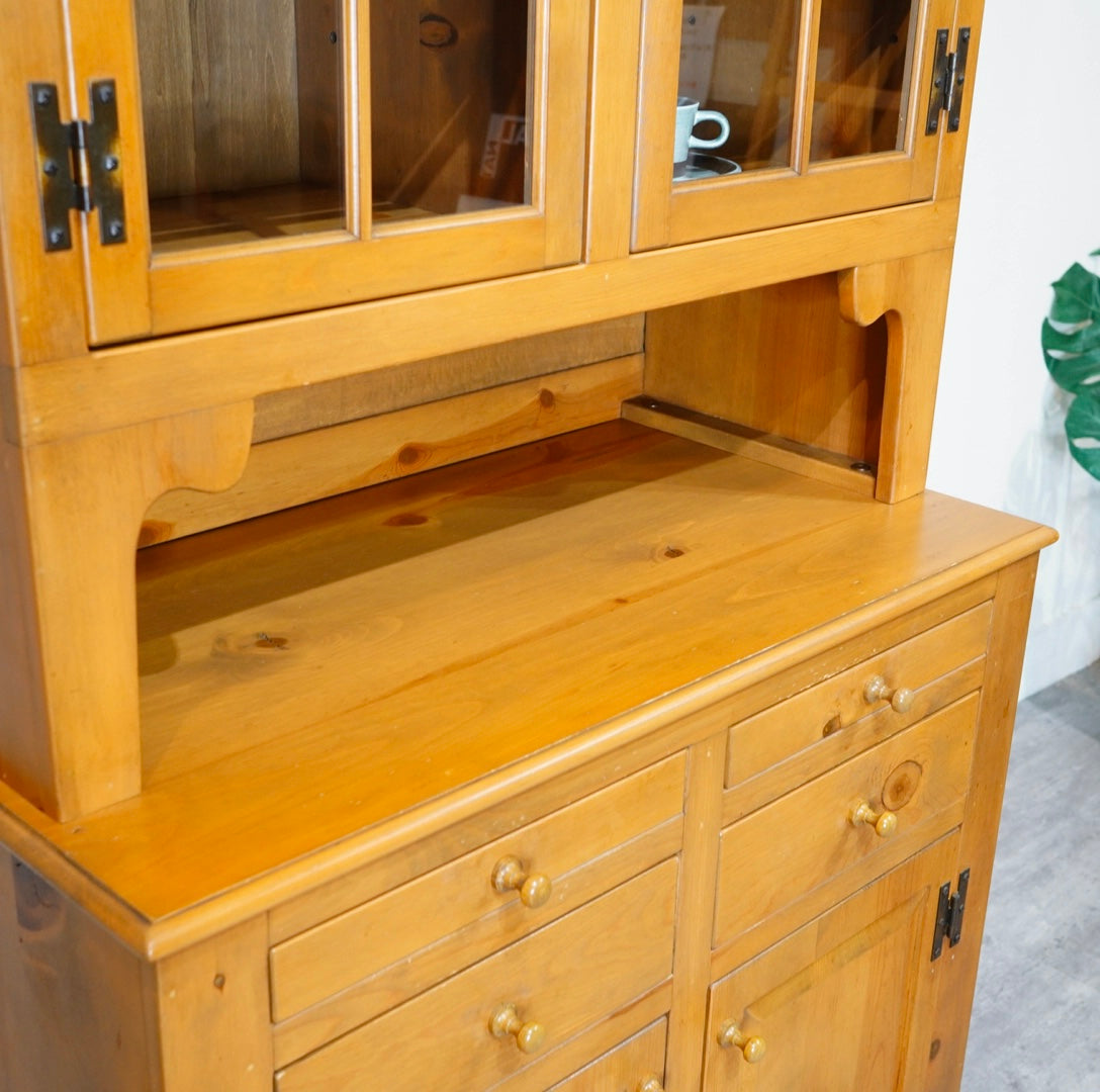 アンファン / Enfant パイン材カップボード ハッチボード中古