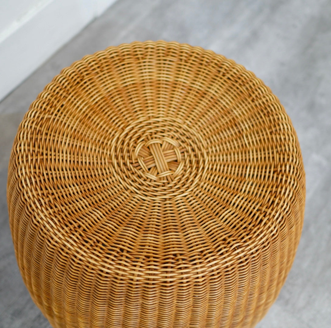 山川ラタン 剣持勇 スツール チェア ヴィンテージ 中古 籐 名作