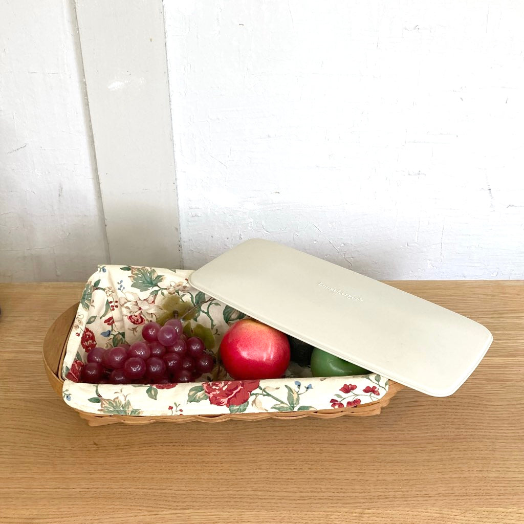 ロンガバーガー / Longaberger バスケット 蓋つきかご 中古