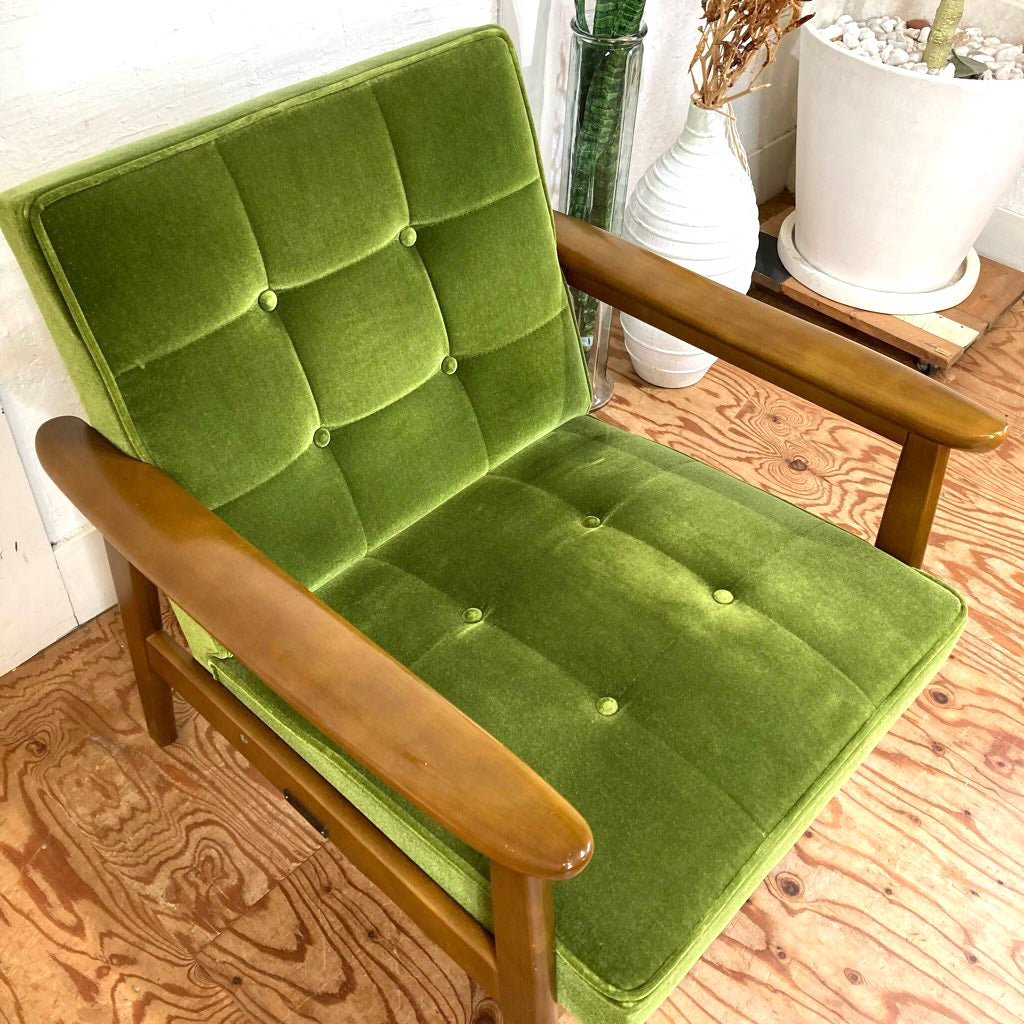 カリモク60 / karimoku Kチェア アームチェア モケットグリーン 1