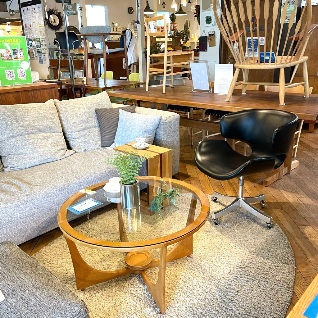 天童木工 カブトチェア ヴィンテージ ブラック 黒 剣持勇 中古 デスク