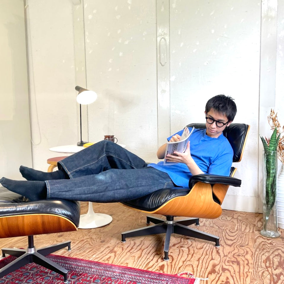 イームズ ラウンジチェア&オットマン 中古 Herman Miller 50周年記念