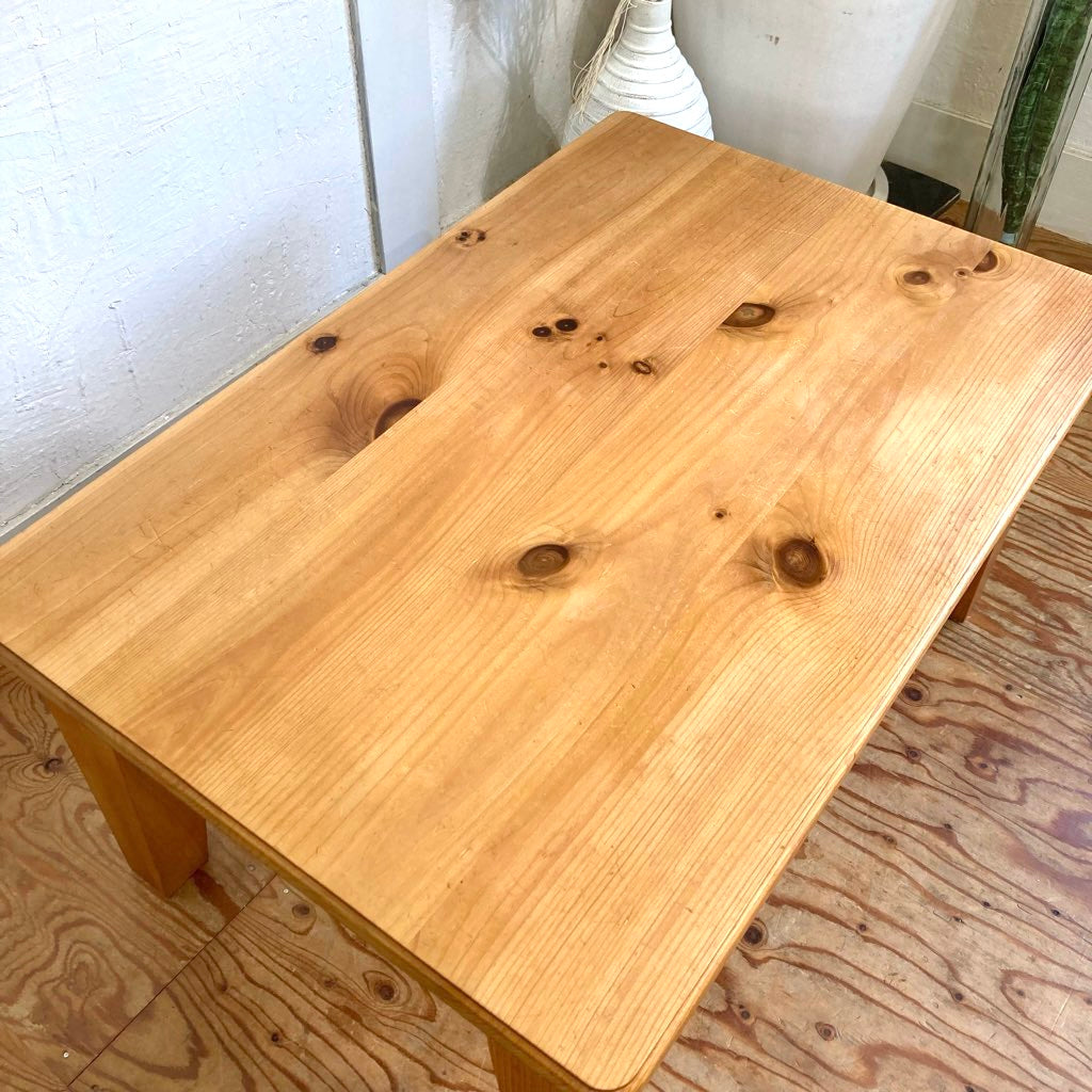 RUSTIC TWENTY SEVEN パイン無垢材 ローテーブル リビングテーブル
