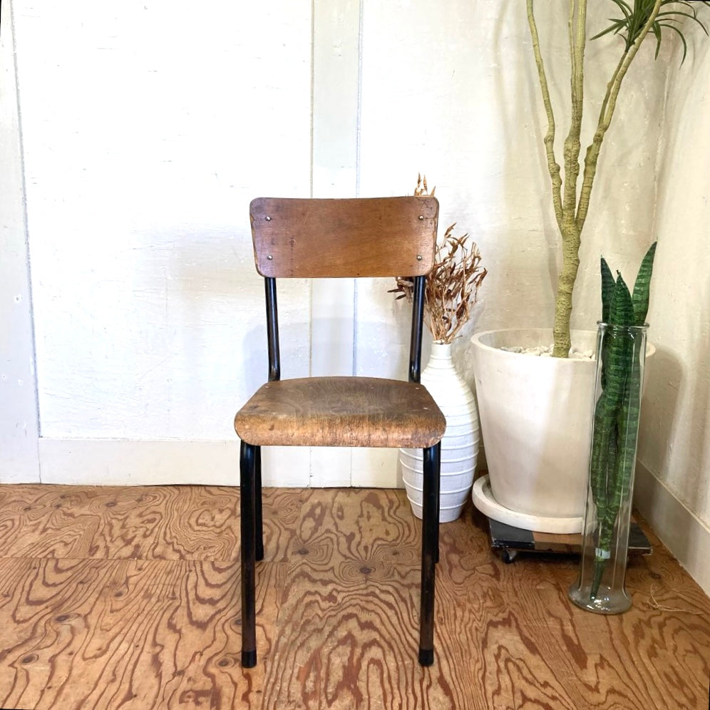 スクールチェア 学校椅子 ヴィンテージ 中古 レトロ ノスタルジック