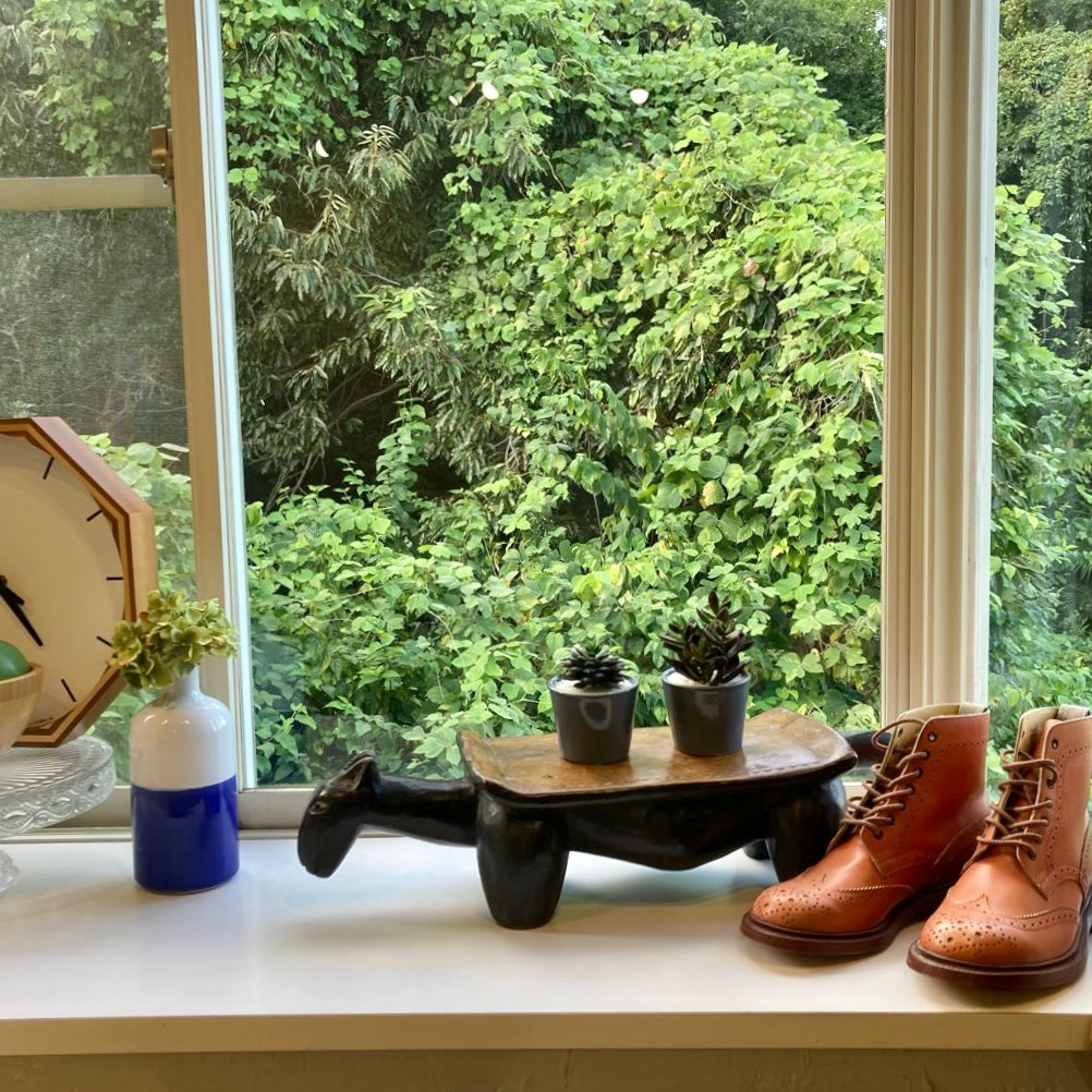 バウレ族の木製スツール インテリア小物 アフリカ プリミティブアート