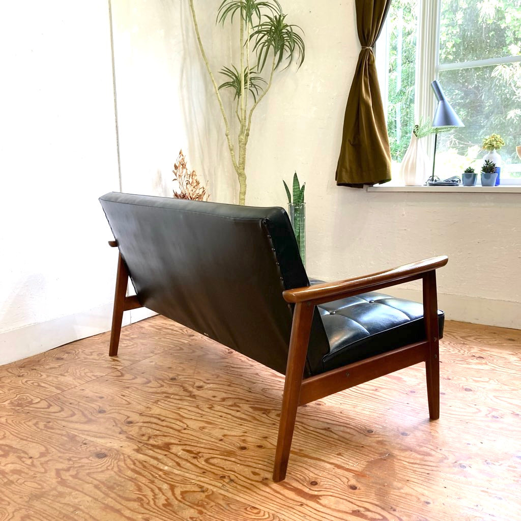 カリモク家具 / karimoku Kチェア 2人掛け スタンダードブラック 2