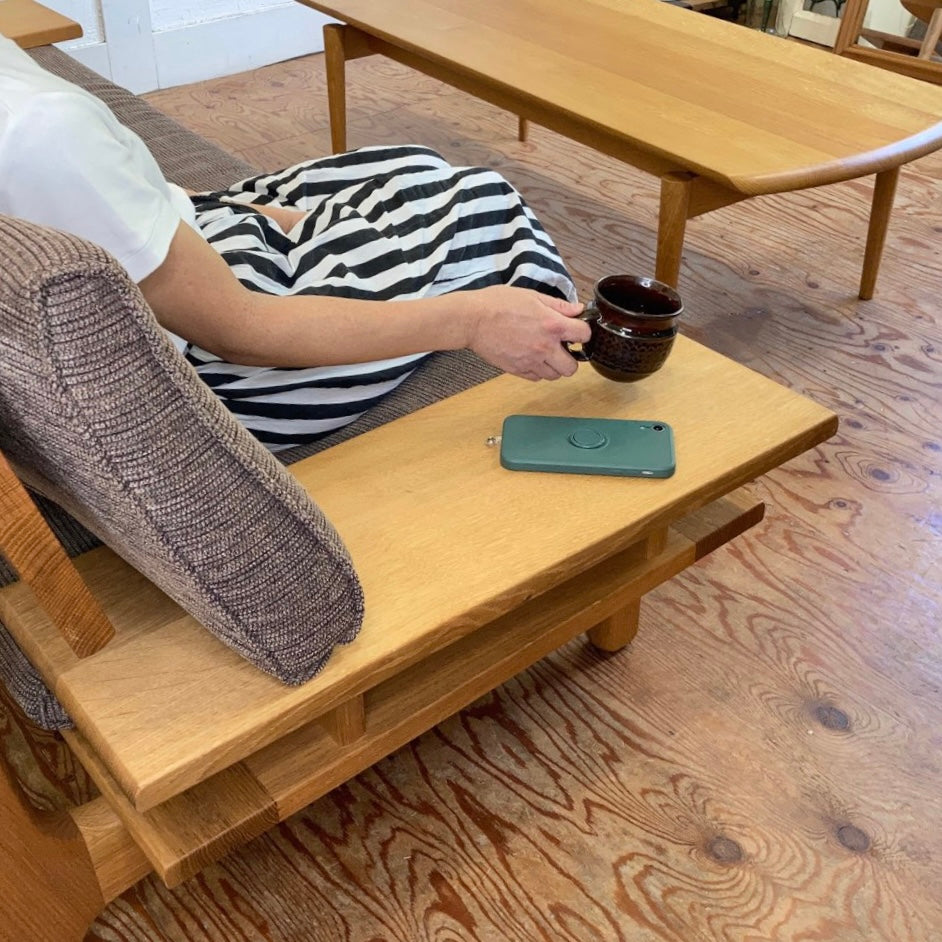 HR605【美品】 HIDA 高級ソファ 飛騨産業 キツツキ TS11AR OU HR605