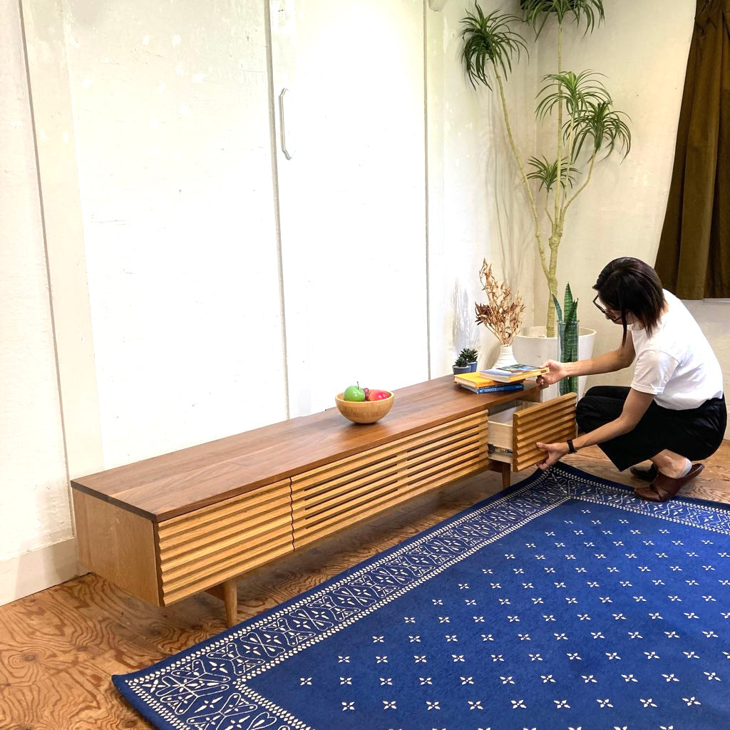 飛騨産業 キツツキ スタンダードコレクション AVキャビネット オーク