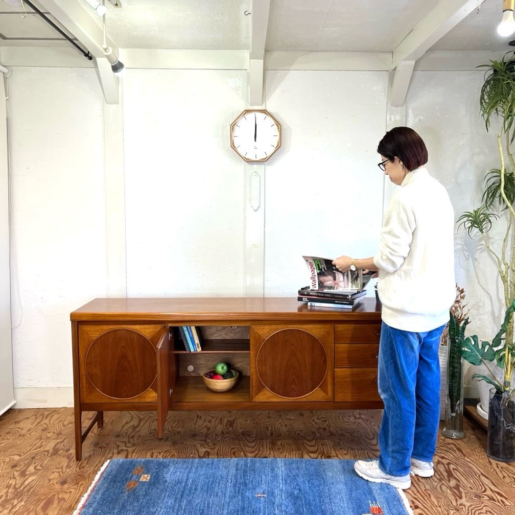 ネイサン / NATHAN サークルサイドボード チーク材 英国 ヴィンテージ