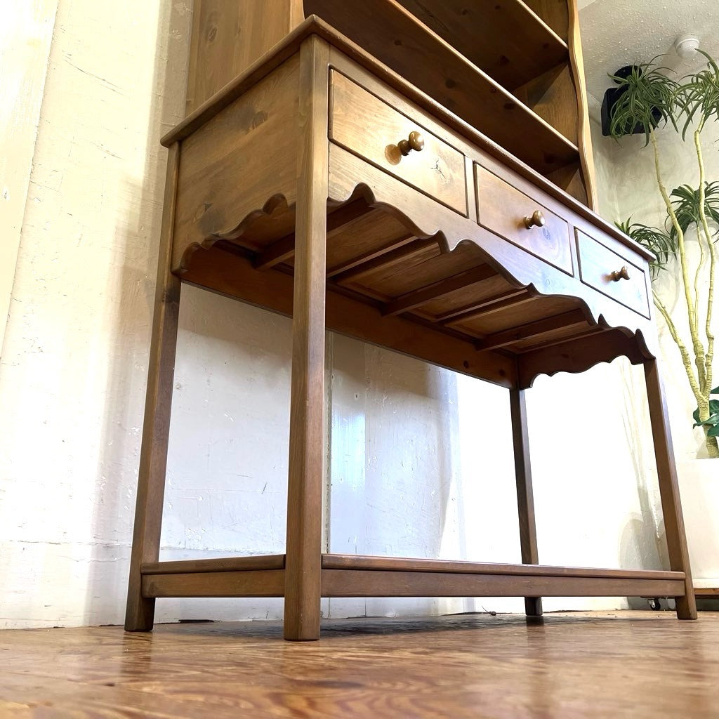 アンファン / enfant カップボード オープン飾り棚 廃盤 希少 パイン材