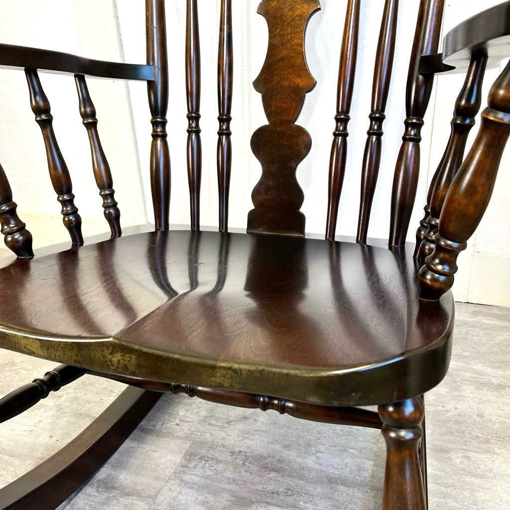 北海道民芸家具 ロッキングチェア HM663 カバ材 国産 ゆらゆら くつろぎ