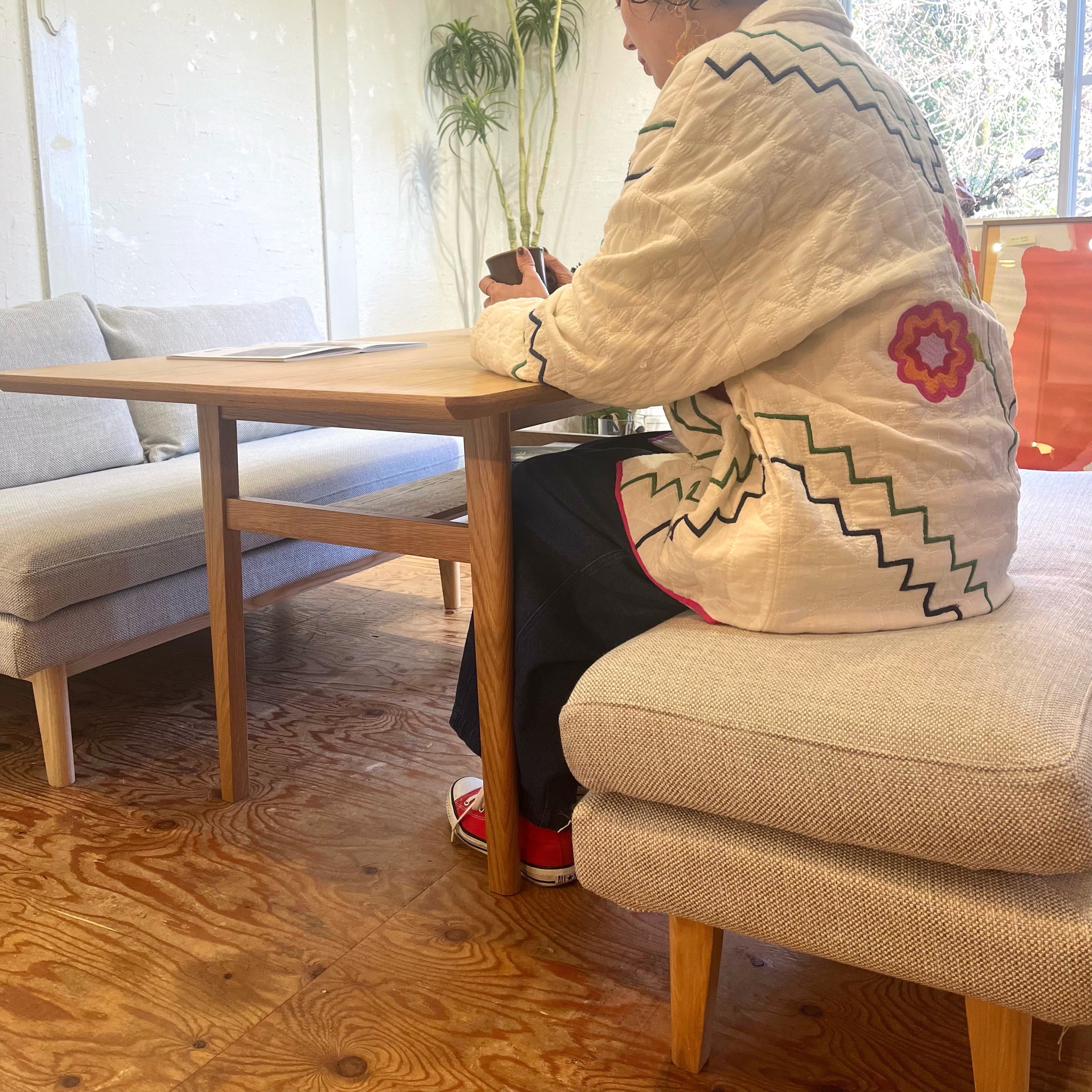 ウニコ / unico ロム / LOM ダイニングテーブル W120 中古 シンプル