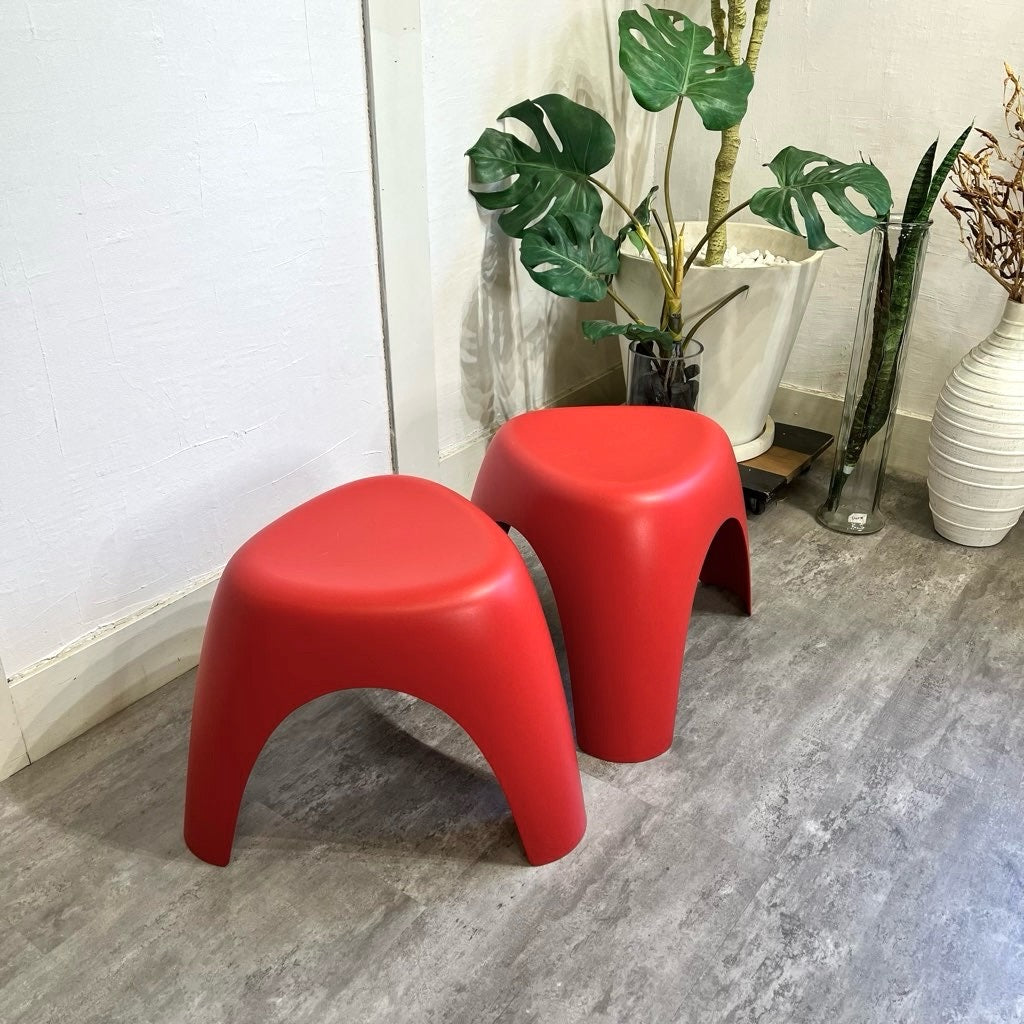 ヴィトラ / Vitra エレファントスツール レッド 廃盤 希少 名作 椅子