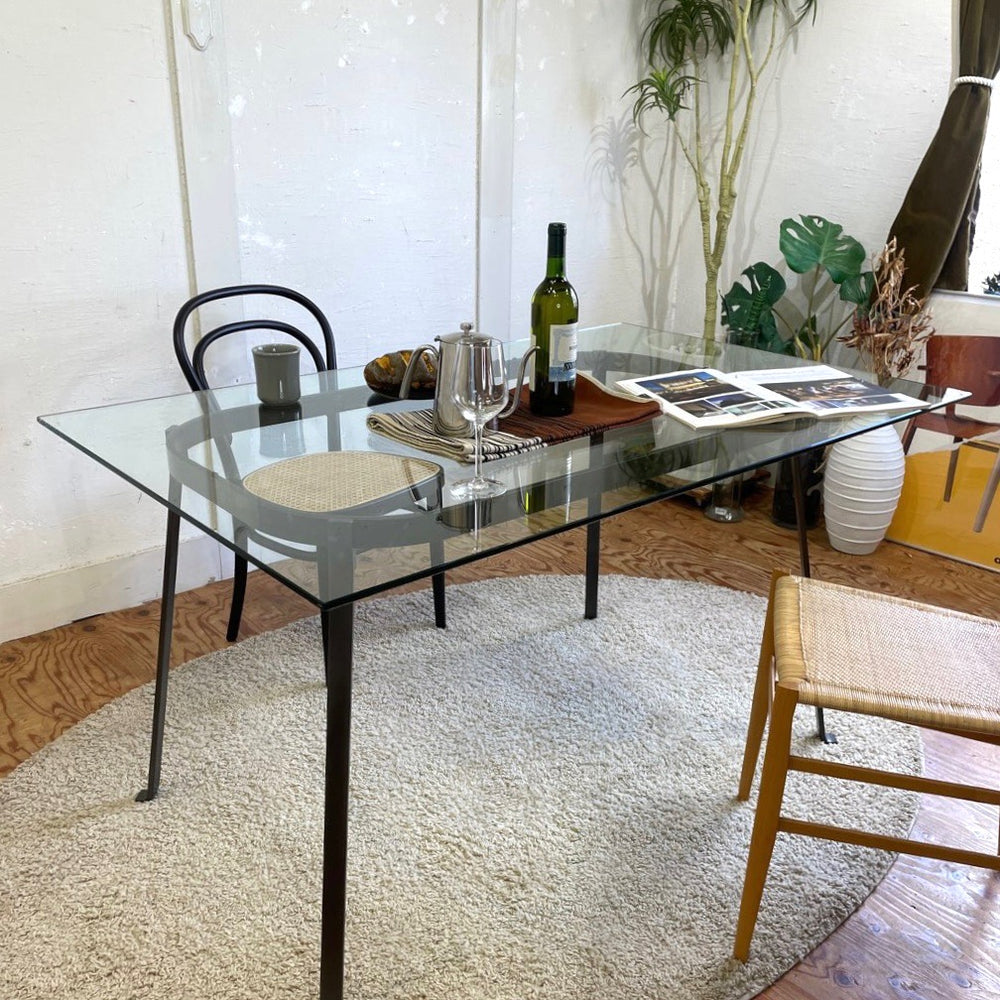 ドリアデ driade ガラス天板 ダイニングテーブル W1800 ドリアデ