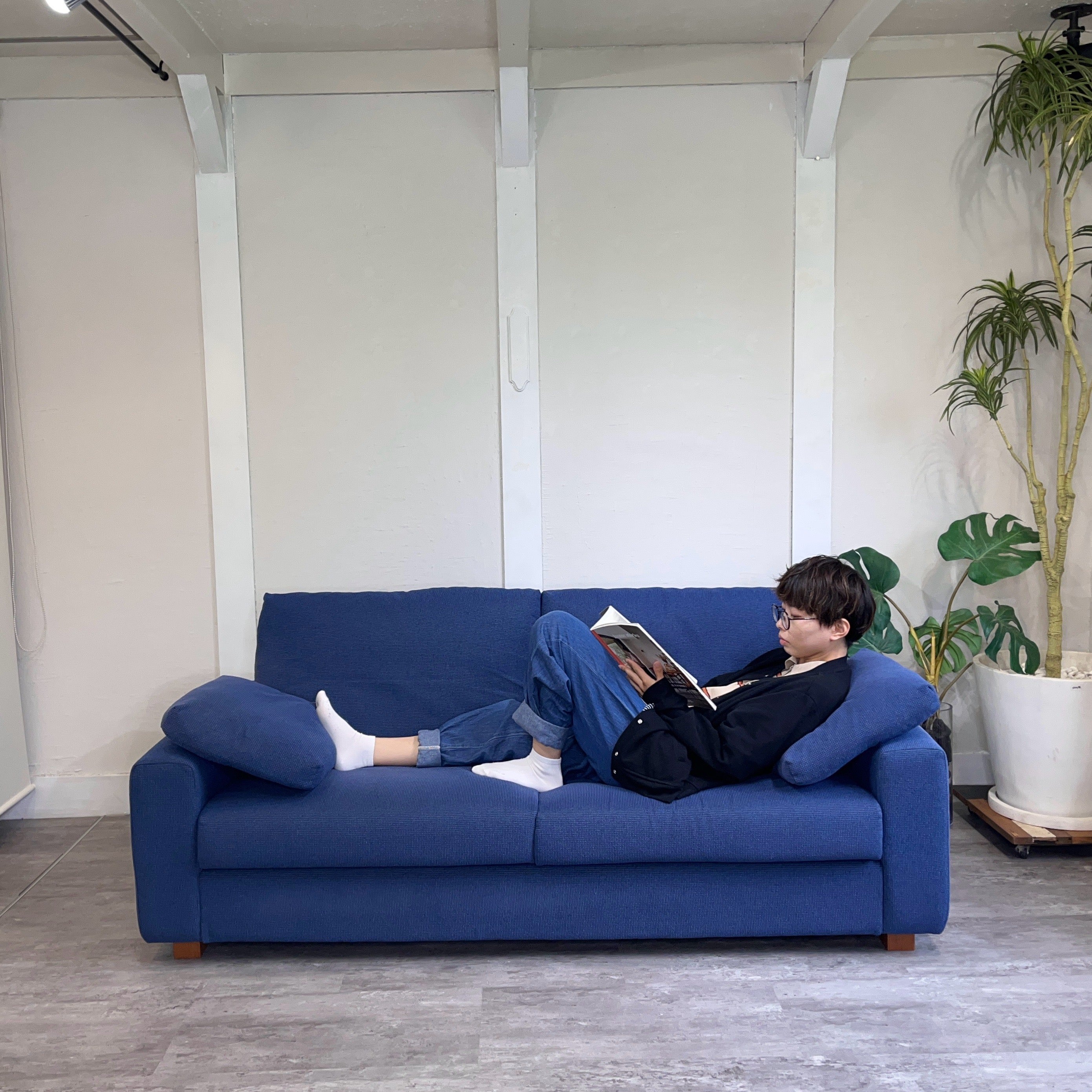 ノイエス / NOYES NewSugar Standard 3人掛け 両肘 ソファ 中古 硬め