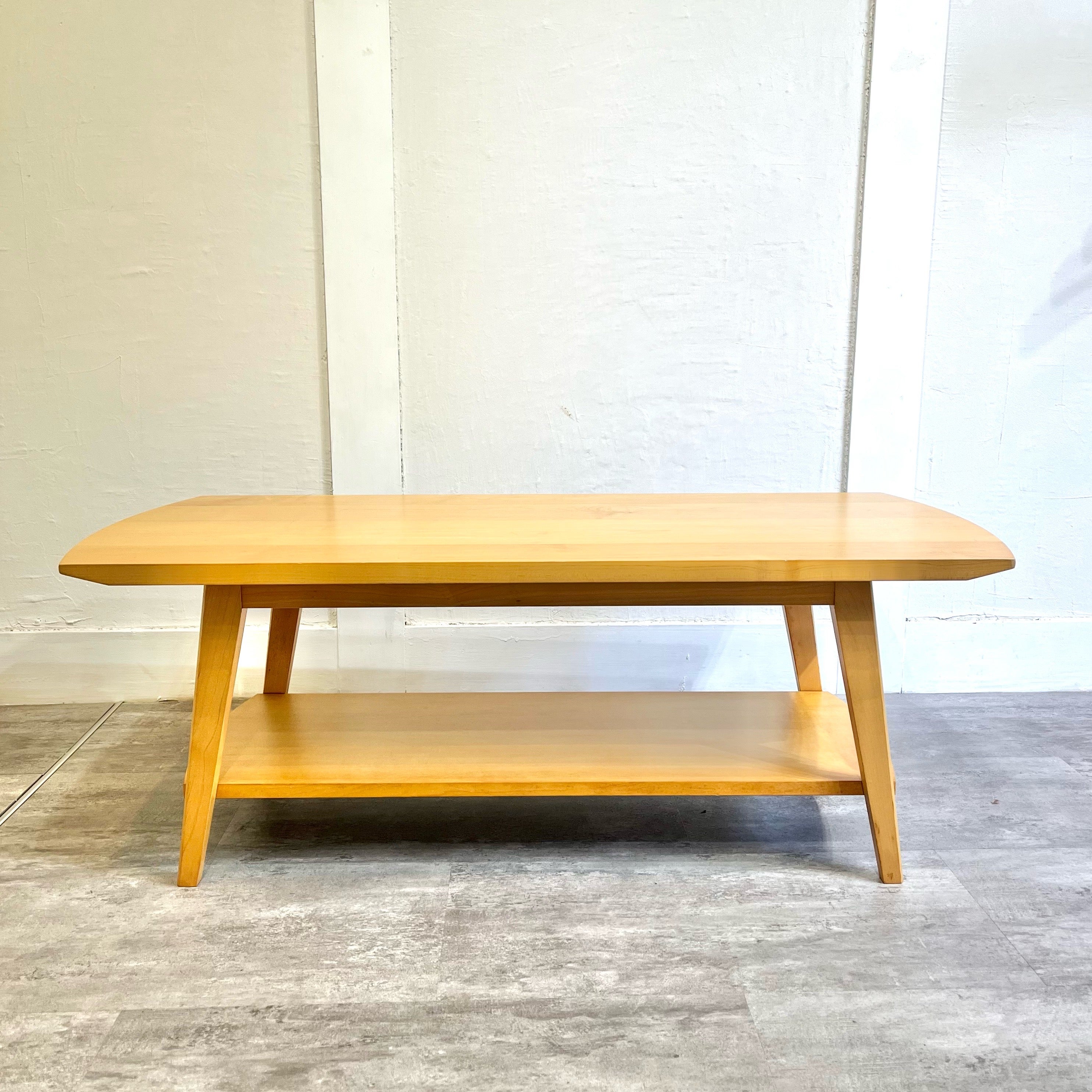 イデー / IDEE アーク / ARC ローテーブル メープル無垢材 中古 サイド