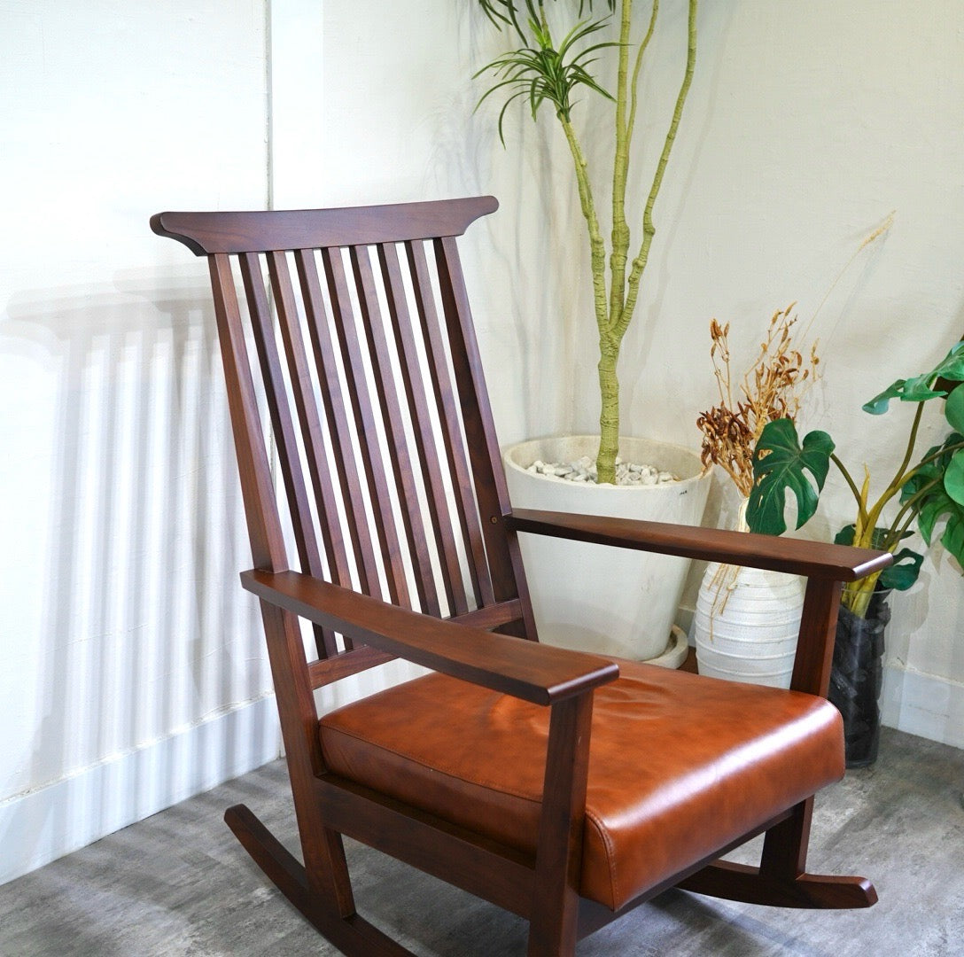 シギヤマ家具 ローズマリー ロッキングチェア R-011 岩倉榮利 中古