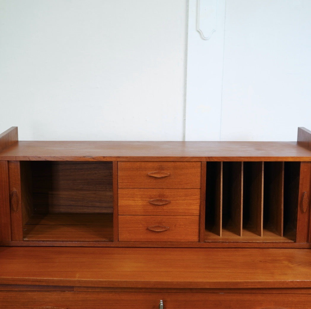 ライティングビューロー チェスト 北欧 デンマーク製 中古 デスク 机