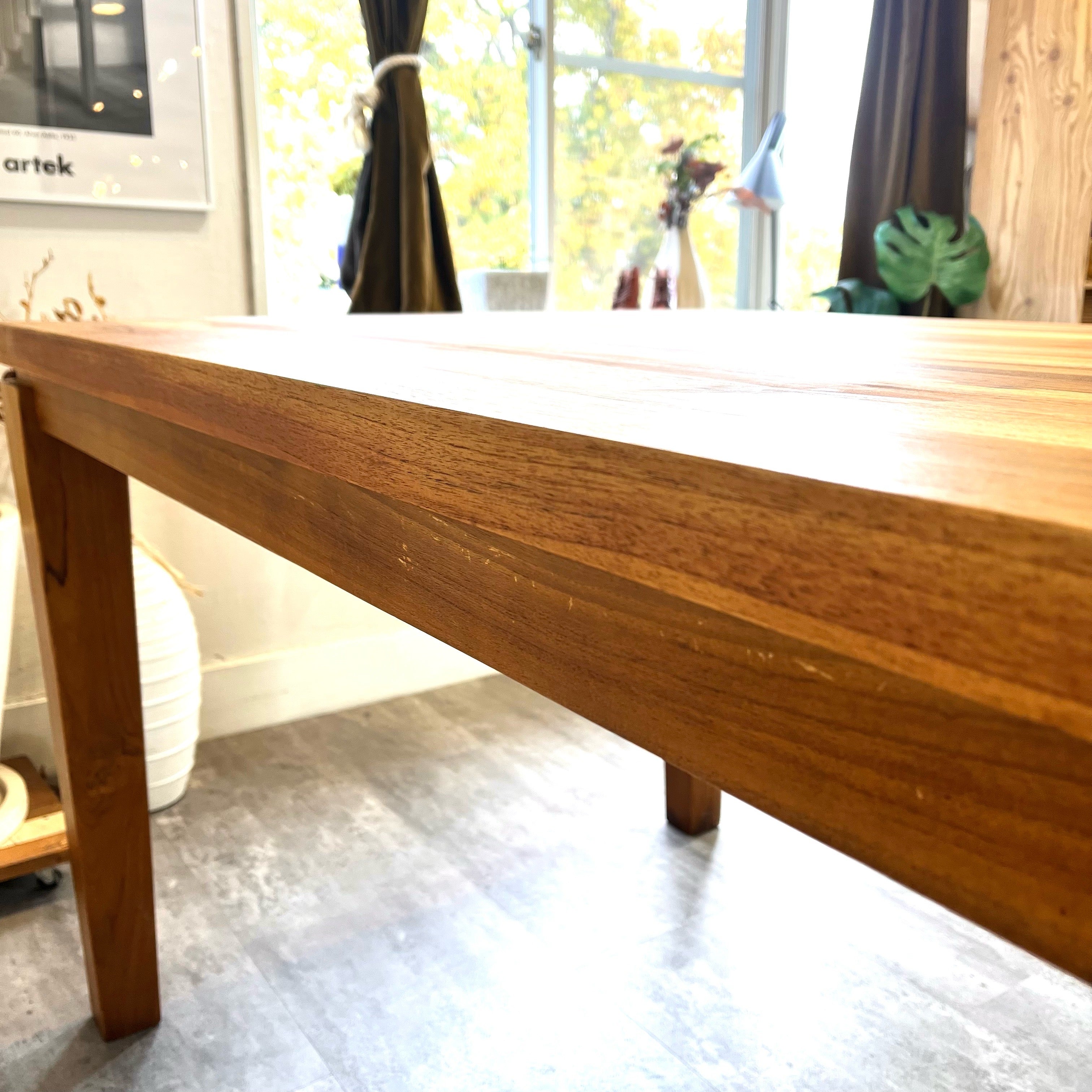 スキャンティーク / SCANTEAK ダイニングテーブル チーク 4人掛け 中古