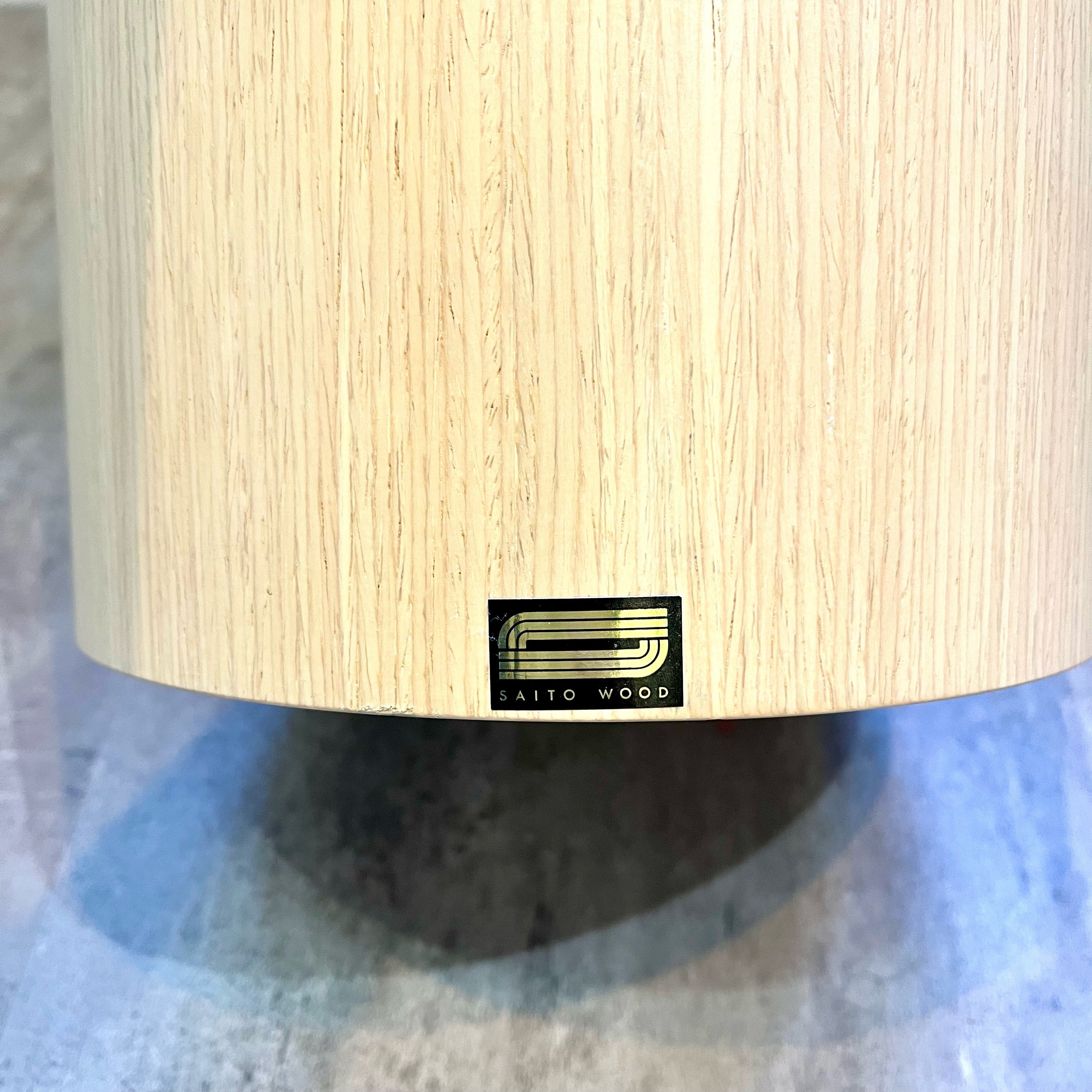 サイトーウッド / SAITO WOOD BASKET donut lid ダストボックス ゴミ箱