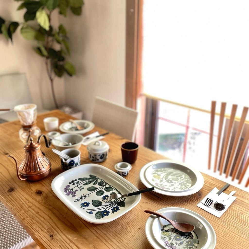 アラビア / ARABIA フローラ / FLOR 四角皿 スクエアプレート