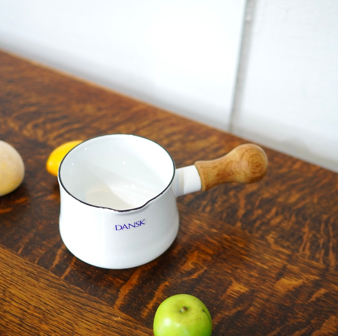 ダンスク / DANSK コペンスタイル ホーロー片手鍋 ミルクパン ホワイト