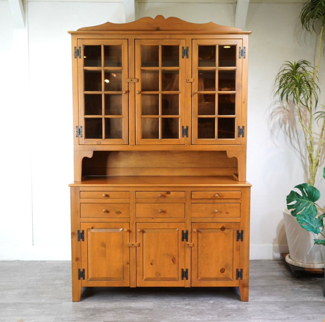 アンファン / Enfant カントリースタイル カップボード 食器棚 パイン