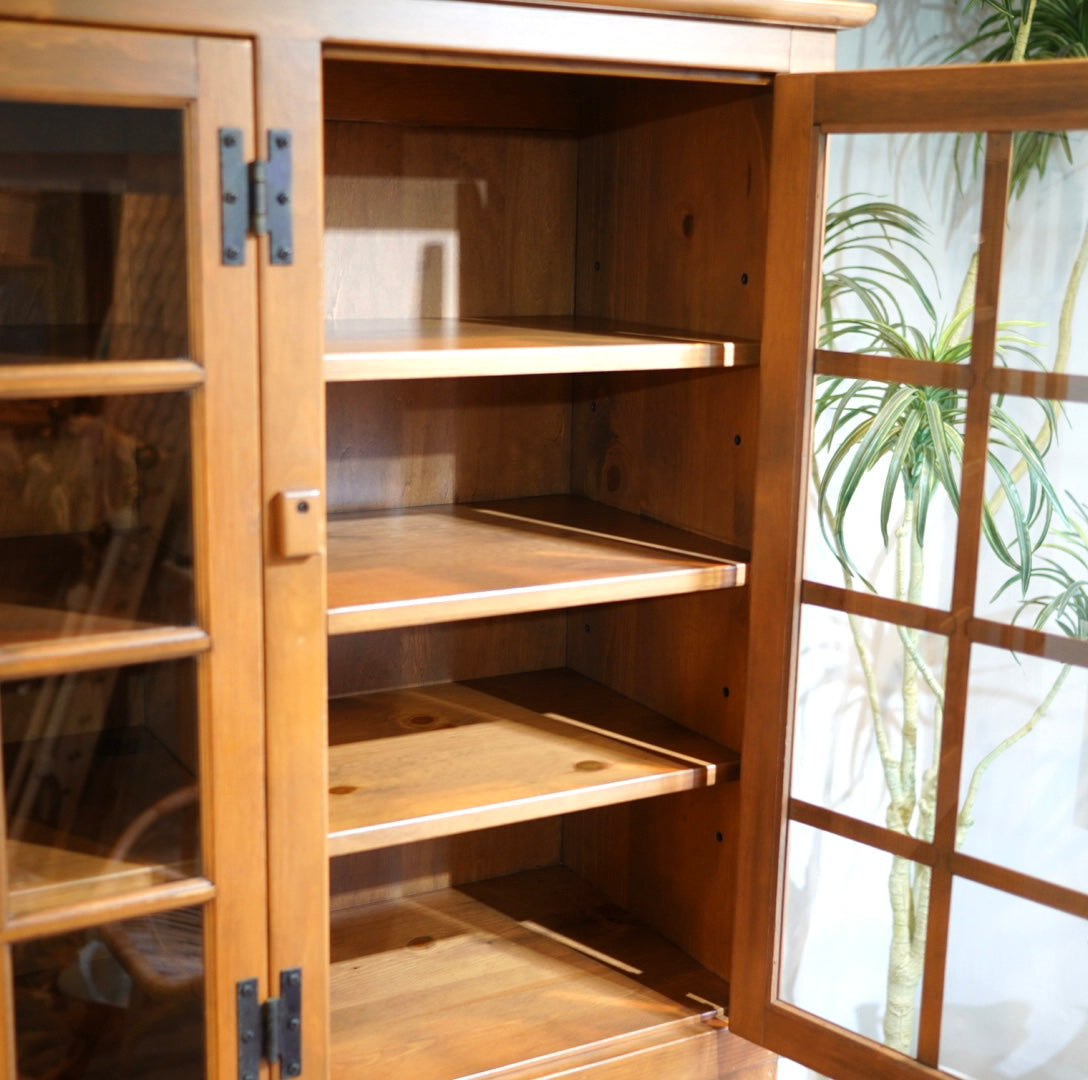 アンファン / Enfant カントリースタイル カップボード 食器棚 パイン