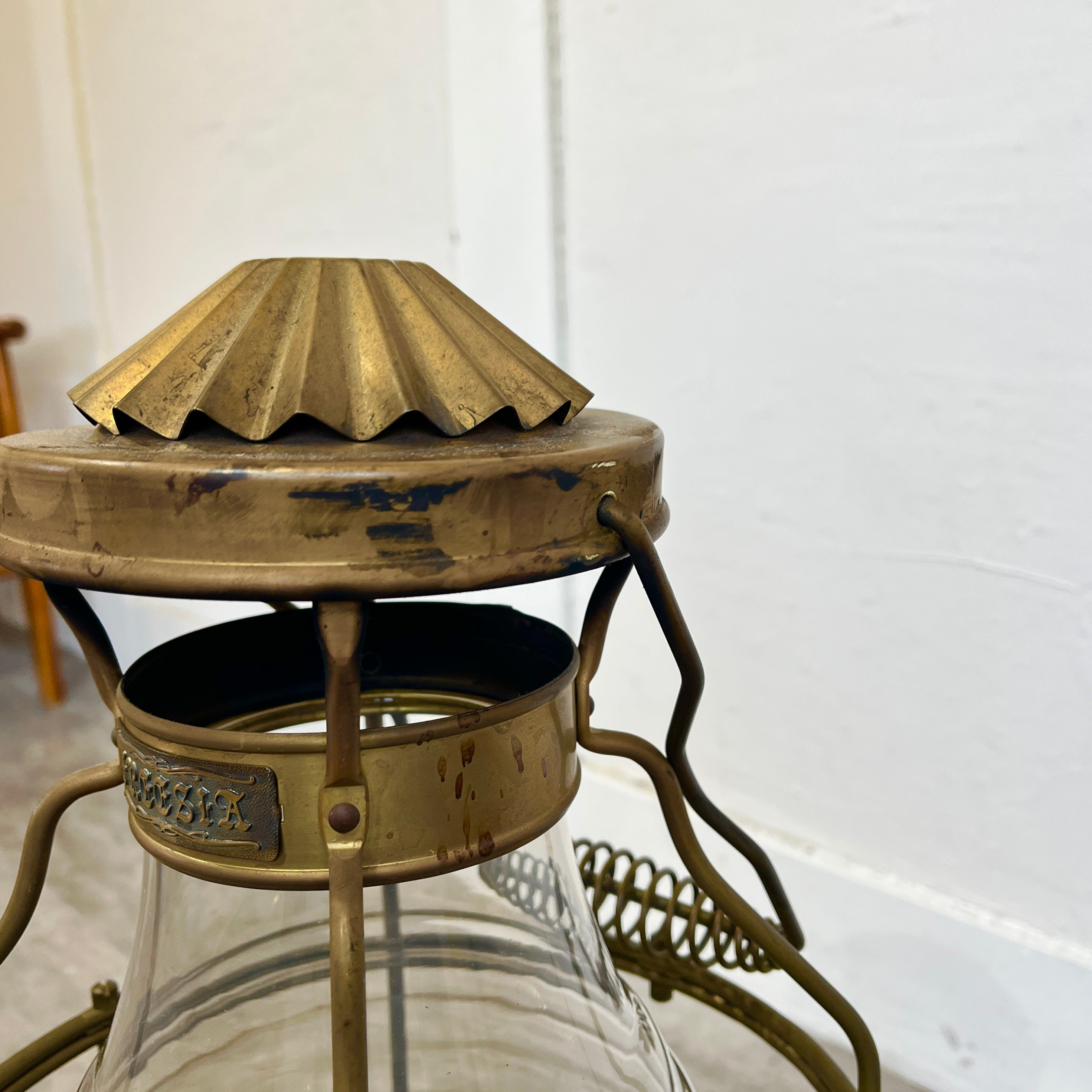 ニッセン / 日本船燈 ストーブ IS-3 ゴールドフレーム レトロ 暖房器具