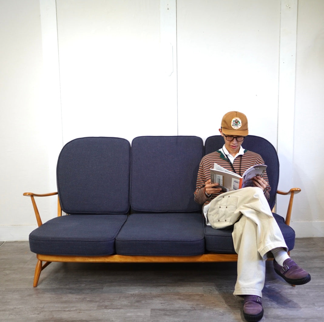 アーコール / ERCOL 3シーター ソファ イギリス ヴィンテージ 3人掛け