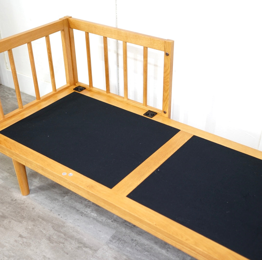 ウニコ / unico キナ / KINNA ベンチアームソファ 未使用 スリム