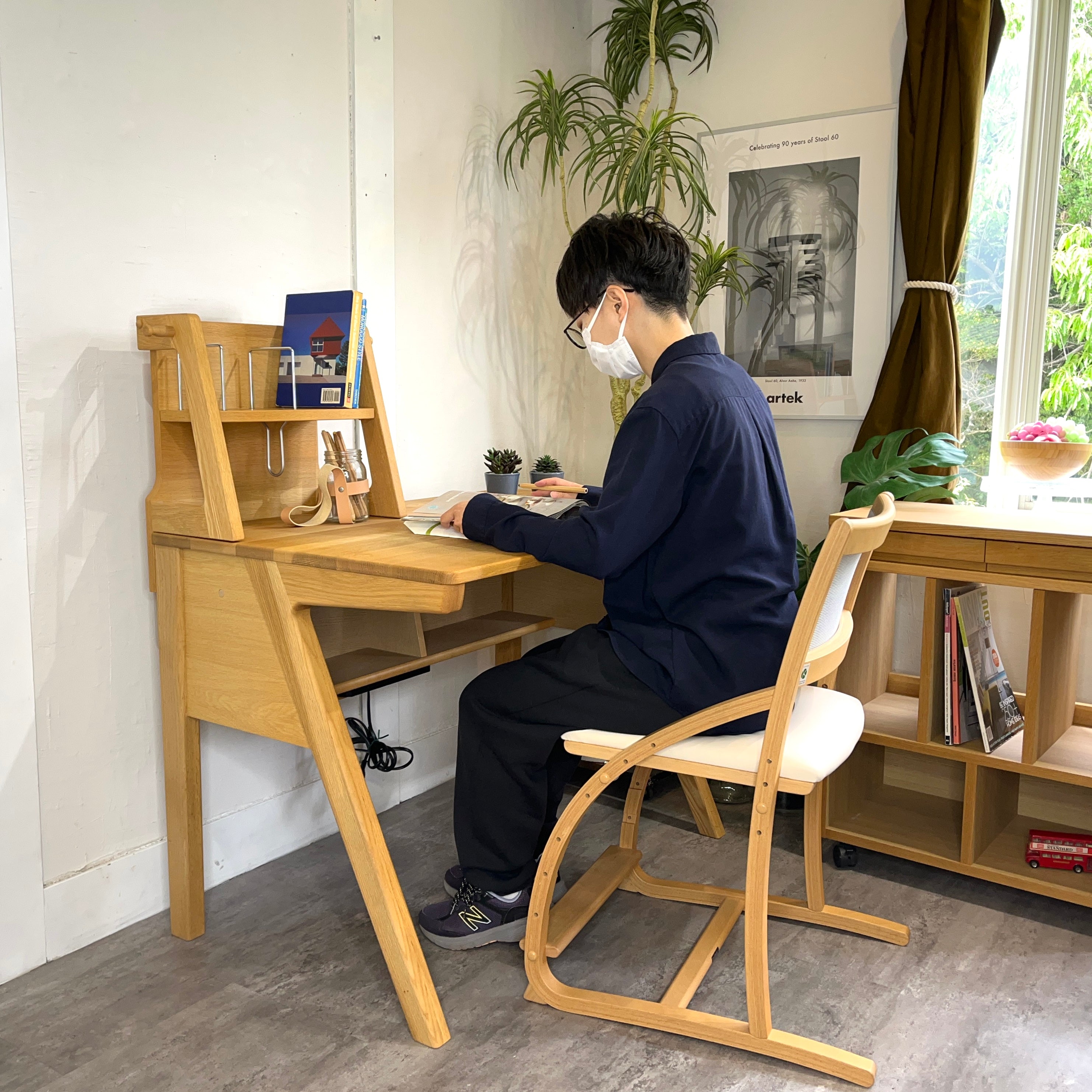 カリモク家具 ピュアナチュール / Pure nature デスクセット チェア