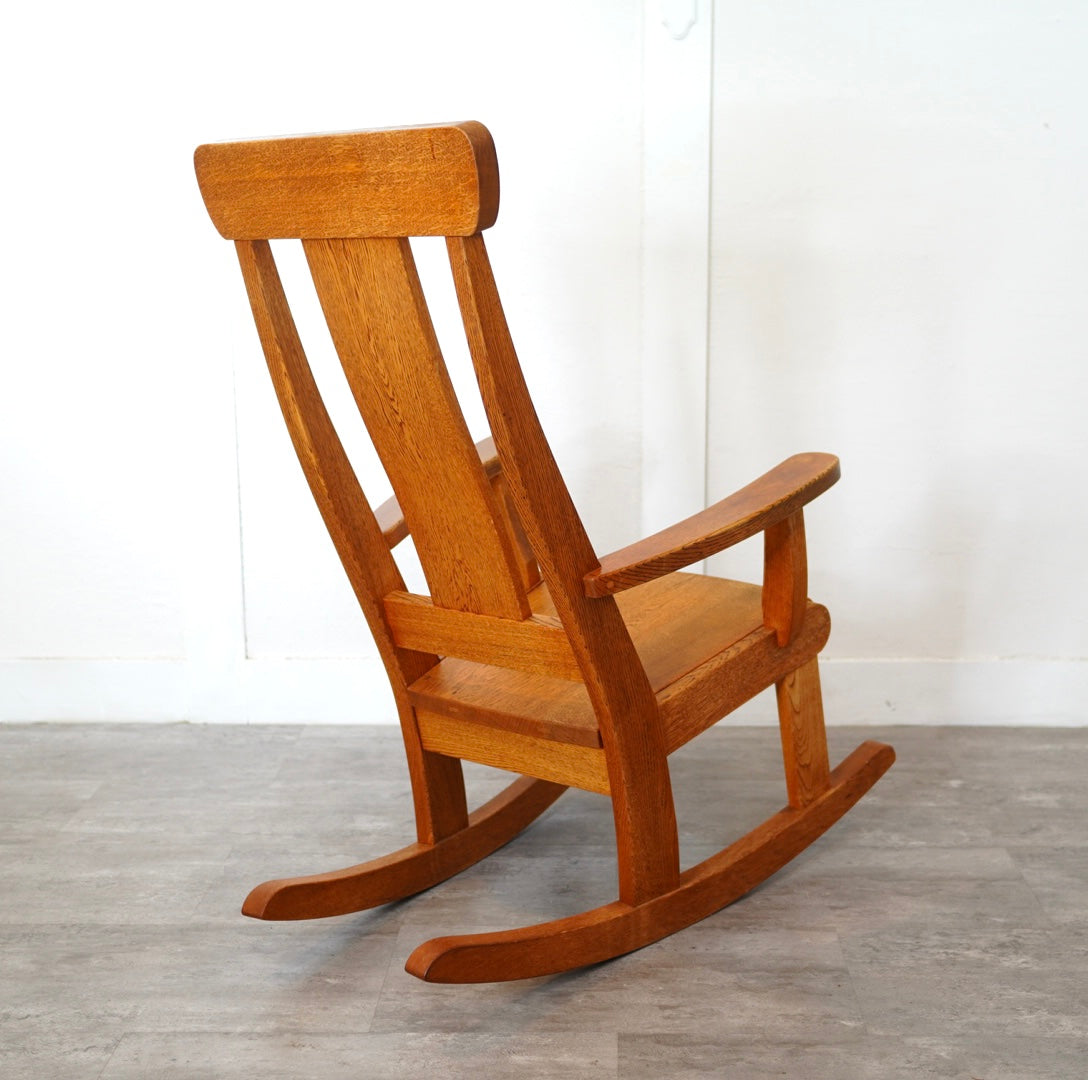 オークヴィレッジ ロッキングチェア 飛騨高山 国産 ナラ材 飛騨高山