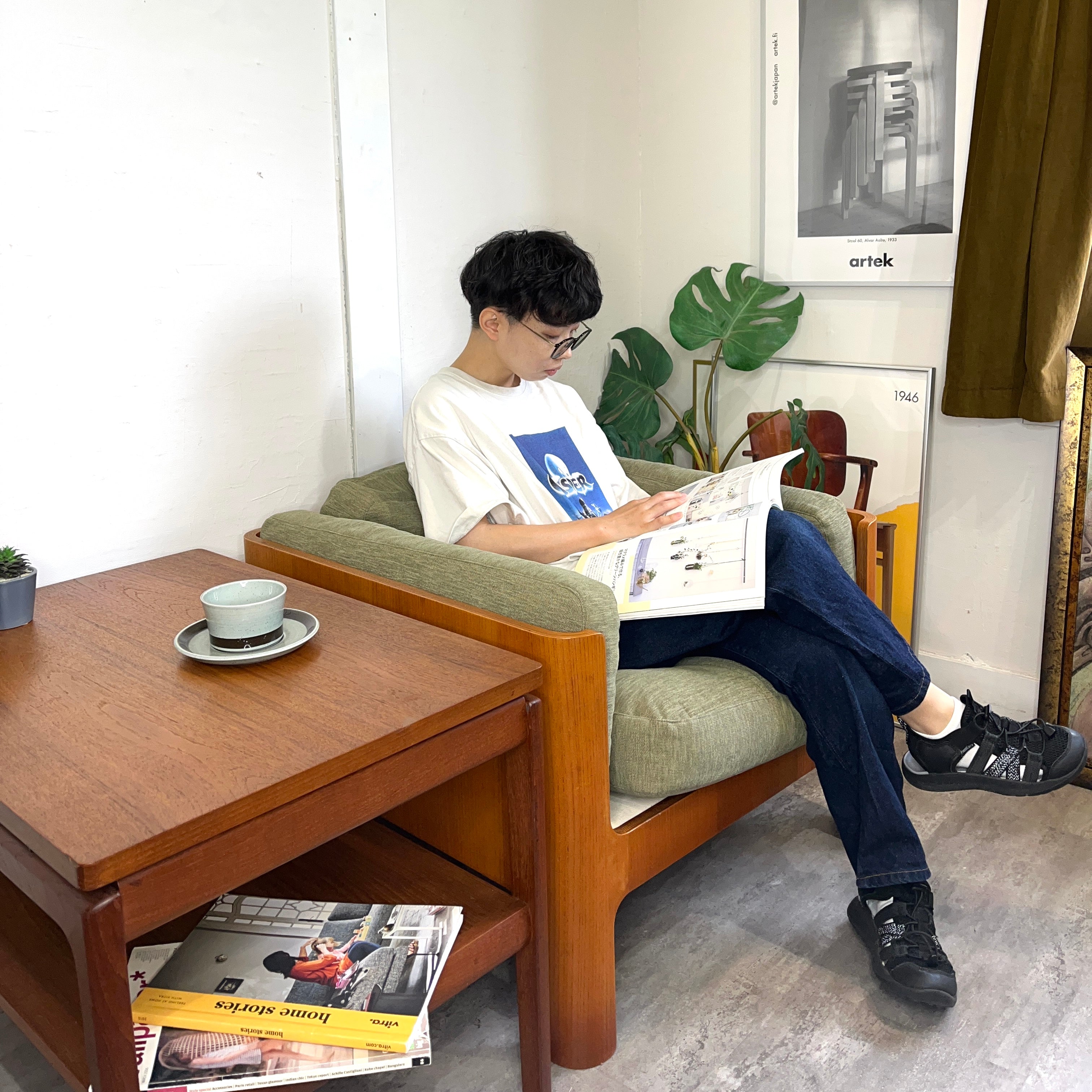 天童木工 / Tendo Haco 1Pソファ 剣持勇 ジャパニーズモダン