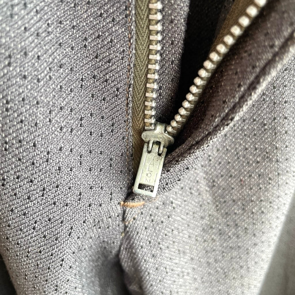 古着】50s ヴィンテージパンツ グレー TALONジップ スラックスパンツ