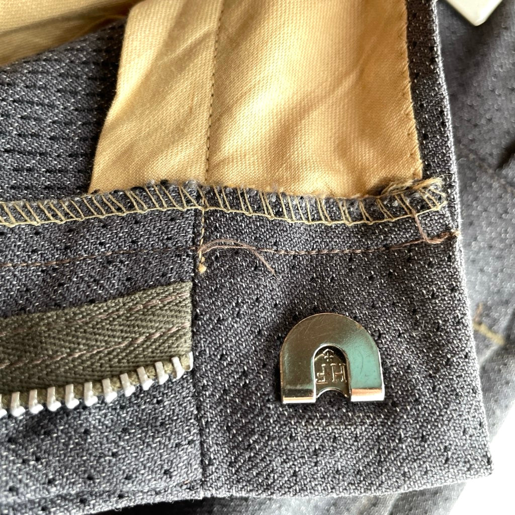 古着】50s ヴィンテージパンツ グレー TALONジップ スラックスパンツ