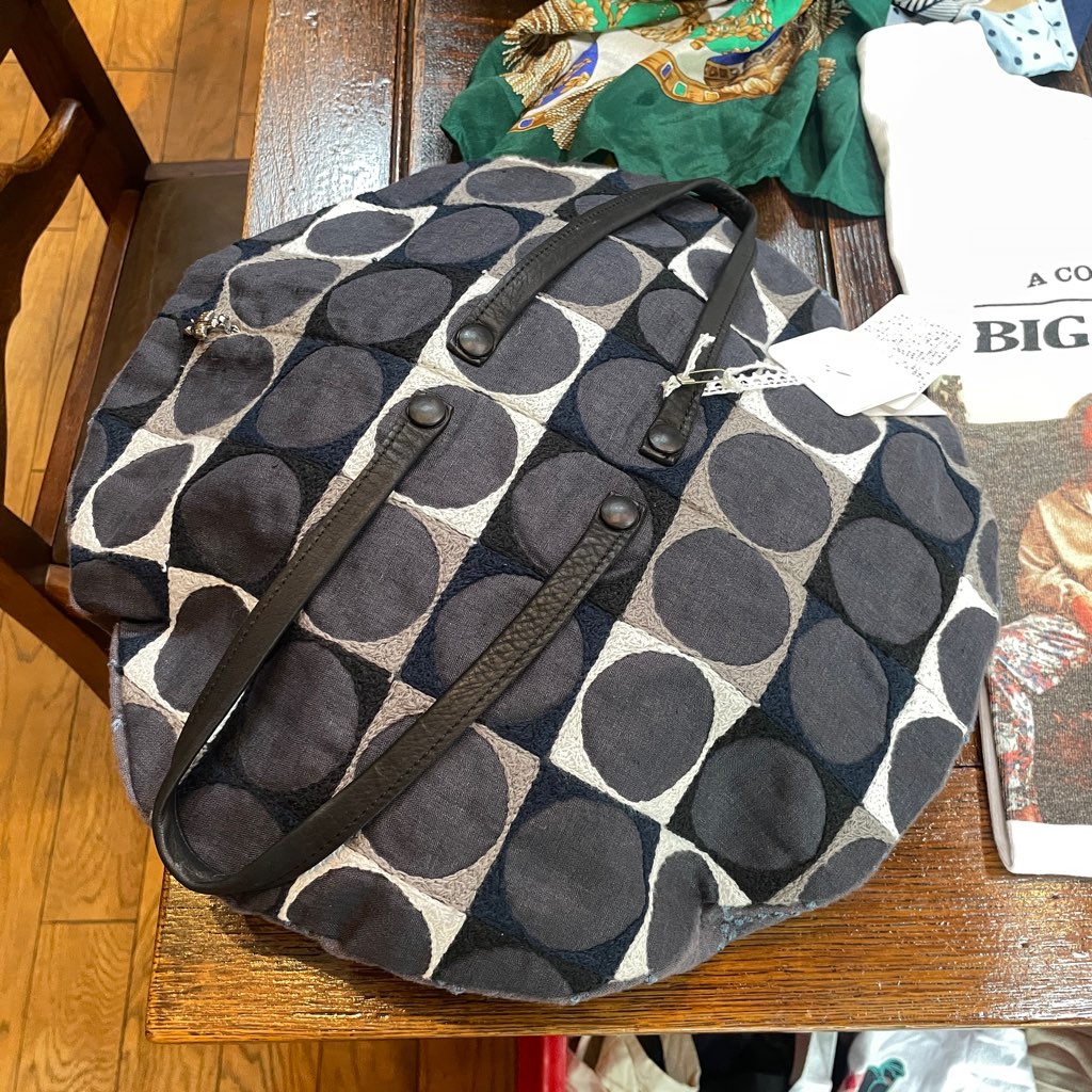 古着】ミナペルホネン / mina perhonen ピザバッグ pizza bag パーロ