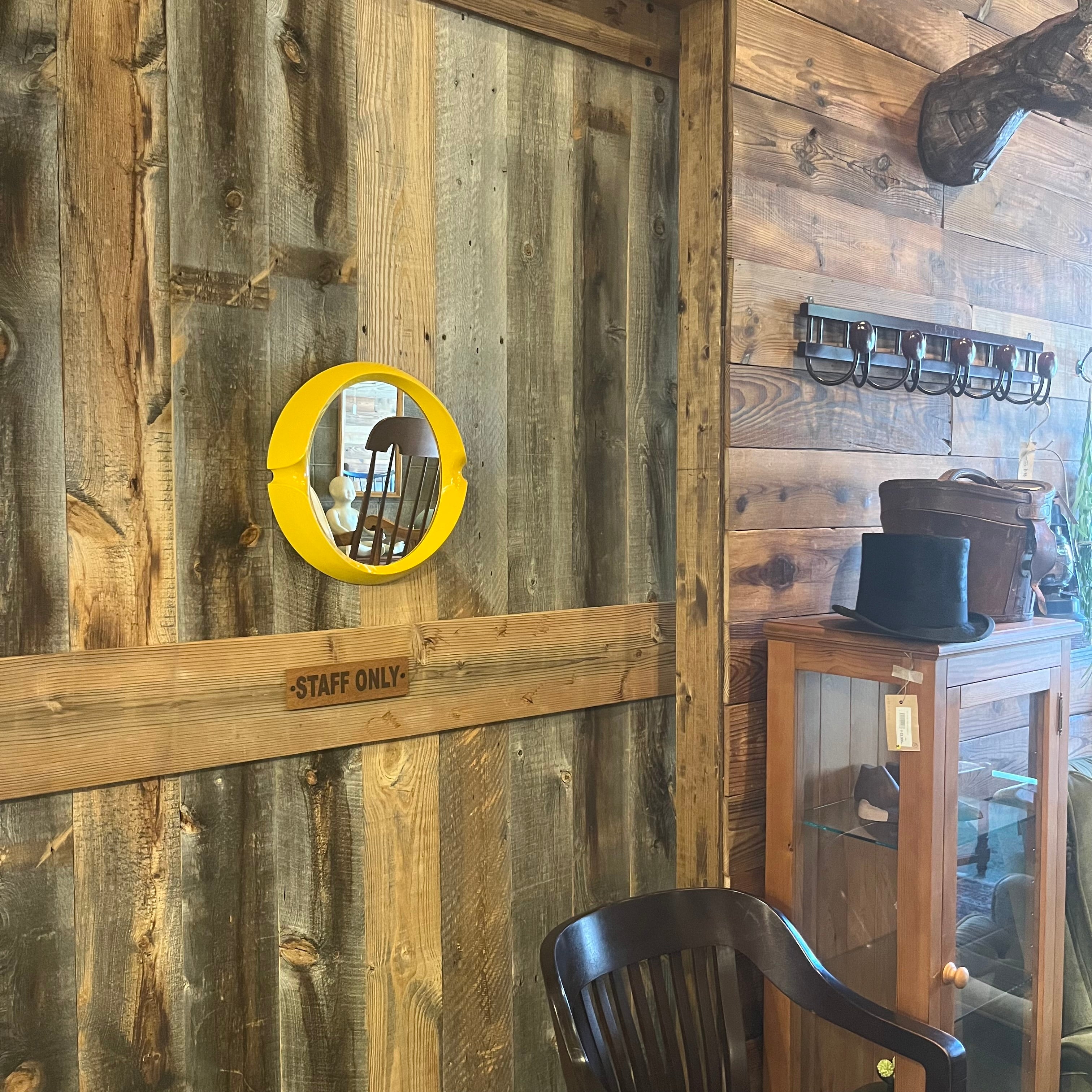 ボンボア / bomboa ウォールミラー スペースエイジ イエロー