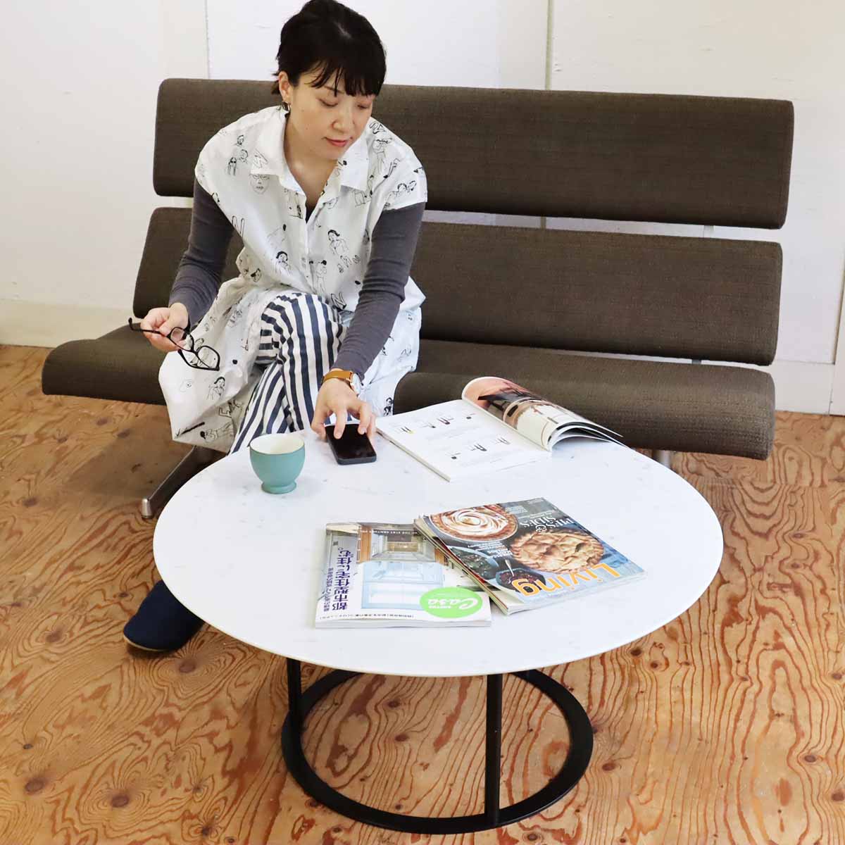 アルフレックス / arflex ウビ / UVI リビングテーブル UV-TM 大理石