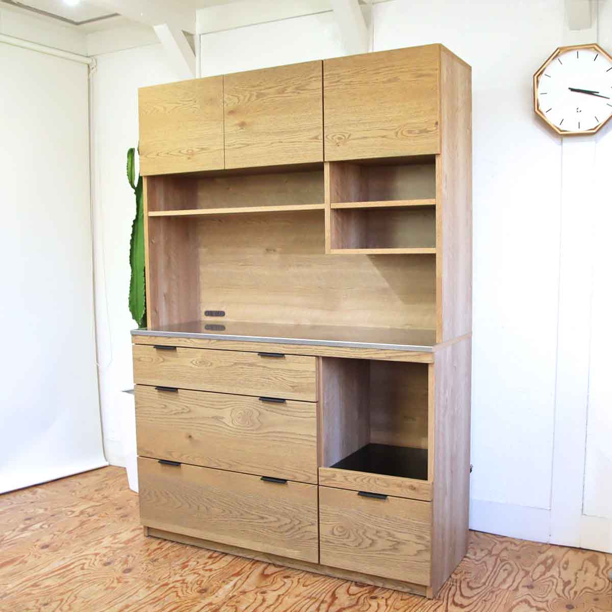 ウニコ / unico アディ キッチンボード 中古 カップボード 食器棚