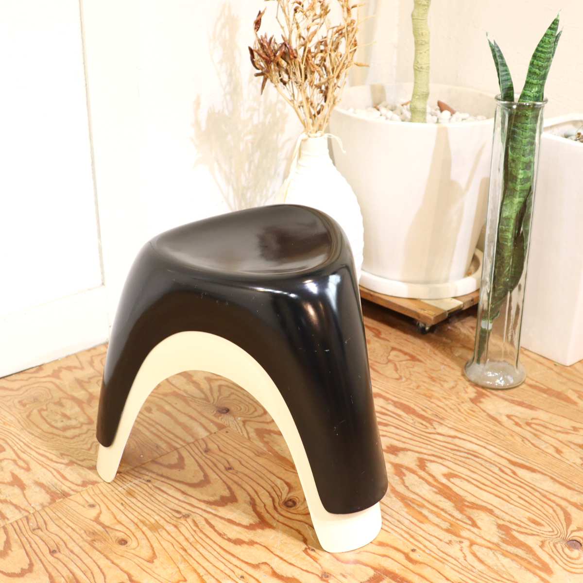 ハビタ / habitat エレファントスツール クリーム 柳宗理 ミッド