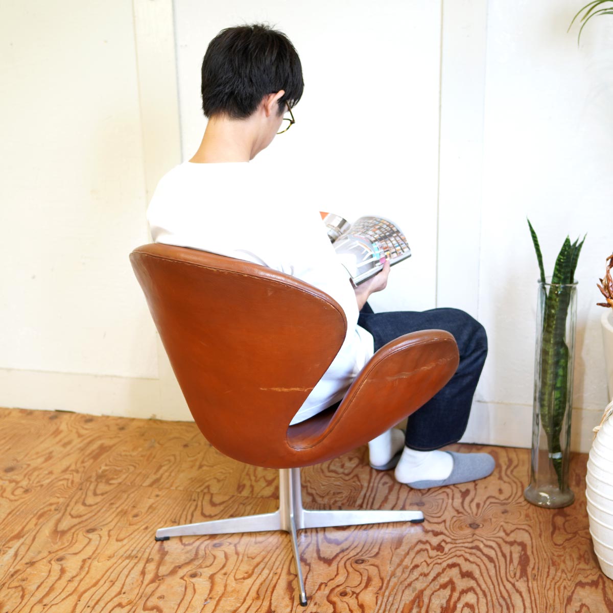 フリッツ・ハンセン / FRITZ HANSEN スワンチェア 中古 ヴィンテージ