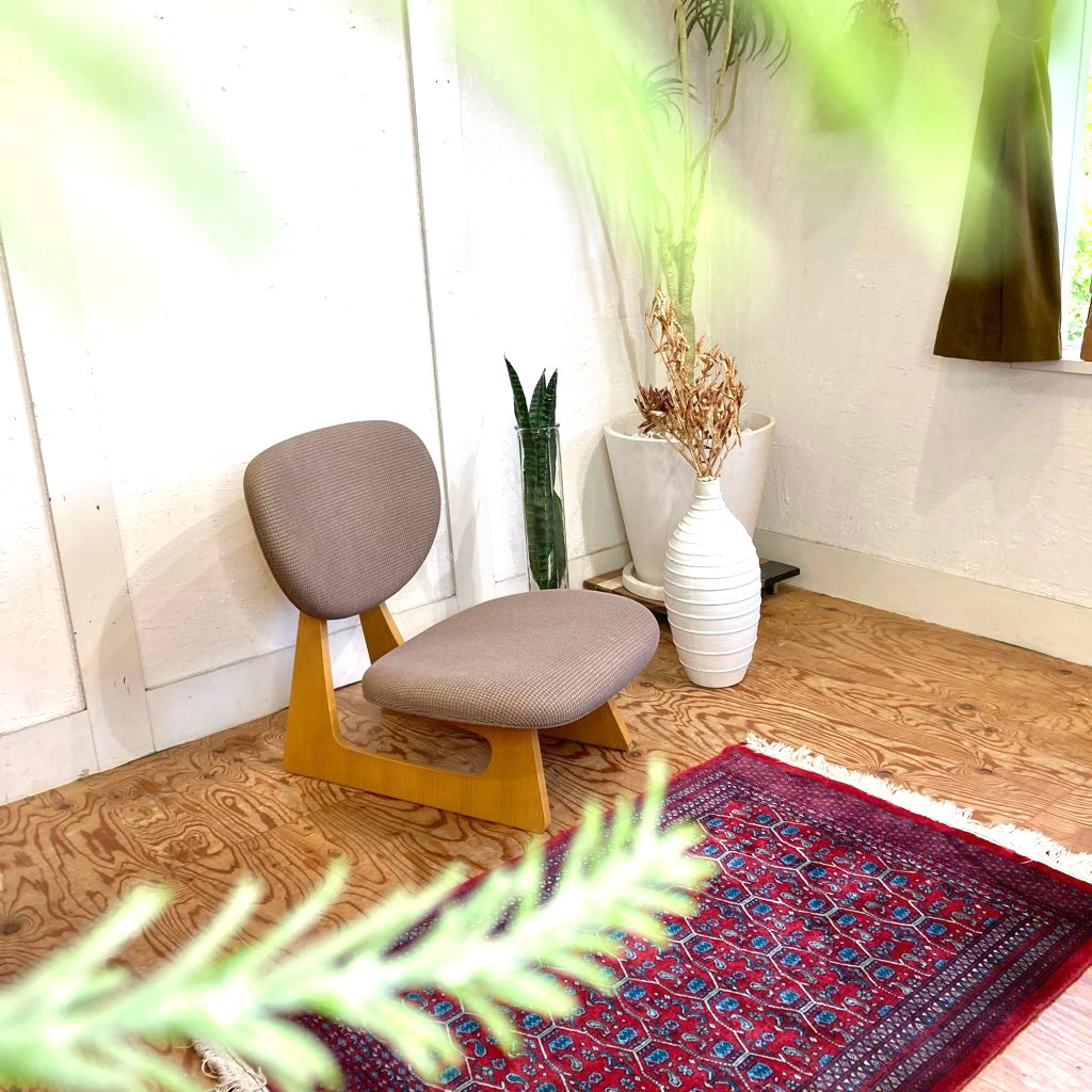 天童木工 / Tendo 低座イス チーク材 長大作 中古 こたつ 床座スタイル