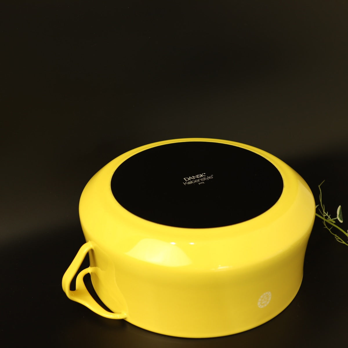 ダンスク / Dansk コベンスタイル 両手鍋 イエロー ホーロー鍋 中古
