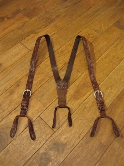 RRL等の通販サイト【RHYTHM】RRL(ダブルアールエル) LEATHER SUSPENDER