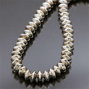 ナバホ族 ハンドメイド ビーズチェーン 51cm 【送料無料】