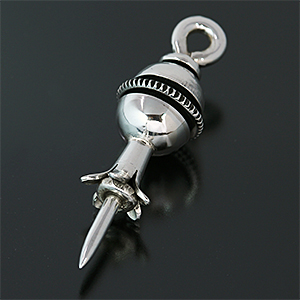 ナバホ族 Harrison Jim IS スカッシュブロッサム スピナー ペンダント