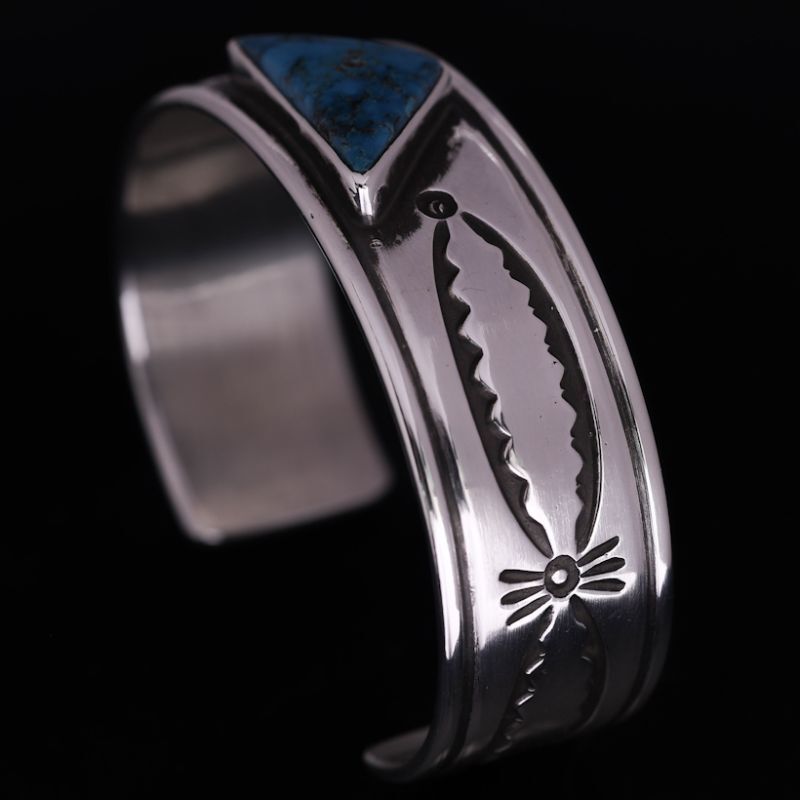 ナバホ族 Roy Tracy キングマントライアングル インゴットシルバー