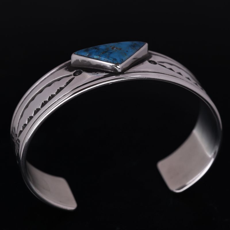 ナバホ族 Roy Tracy キングマントライアングル インゴットシルバー