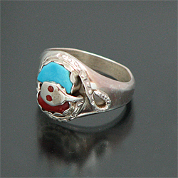 ZUNI/ズニ族 Effie Calavaza/エフィー・カラバサ キングマンターコイズ